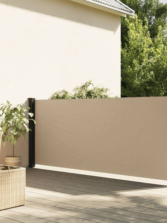 vidaXL Terrace Sideway Sunshade Roller Beige 1x5cm