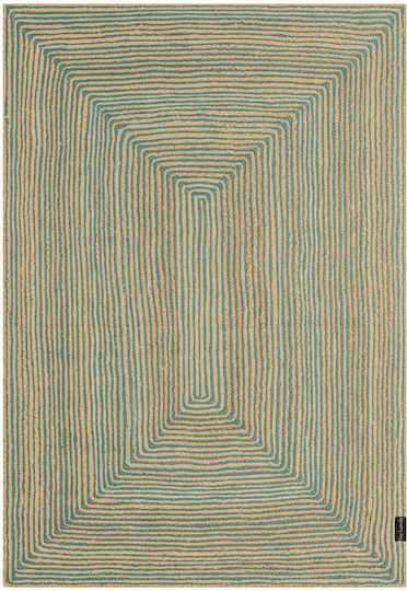 Guy Laroche Hartum Rug Rectangular Summer from Jute Aqua