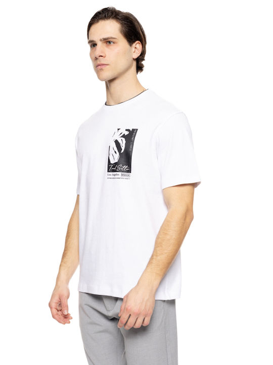 Splendid Men's Short Sleeve T-shirt White