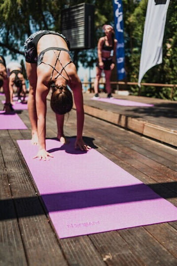 AMILA Exercise Mat Purple (173x61x0.4cm)