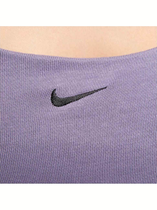 Sportswear Women's Athletic Crop Top Sleeveless Lilacc