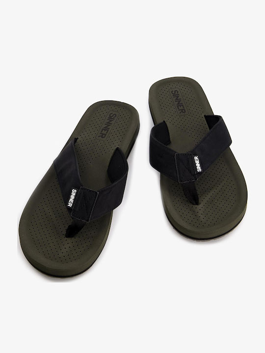 Sinner Flip Flops Green