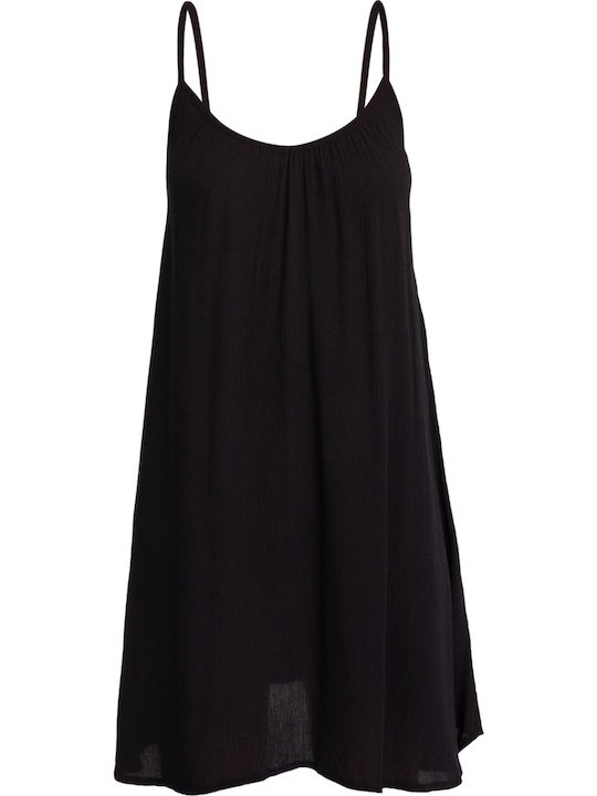 Spring Adventure Sommer Mini Damenkleid Anthrazit