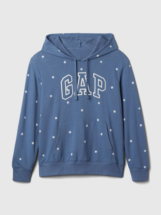 GAP Women's Long Hooded Sweatshirt Blue