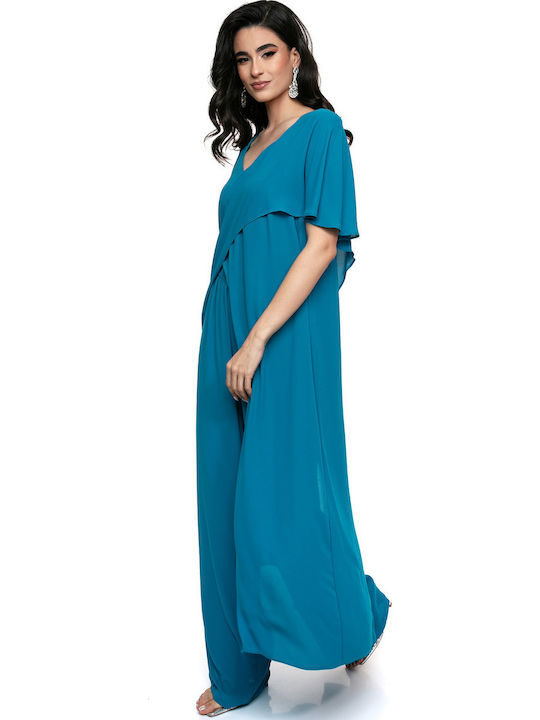 Damen Petrol Blue Set mit Hose in Lockerer Passform