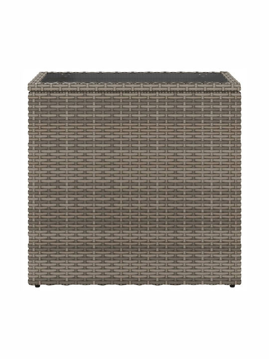 Tisch für kleine Außenbereiche Stabil Gray 58x27.5x55cm