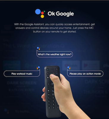 Mecool TV Box 4K UHD cu WiFi USB 2.0 2GB RAM și 32GB Spațiu de stocare cu Sistem de operare Android și Asistentul Google