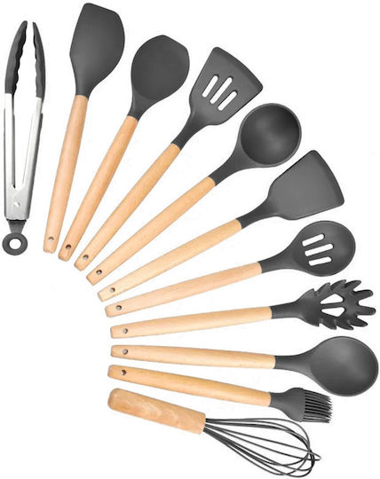 Set de Gătit din Silicon Gri