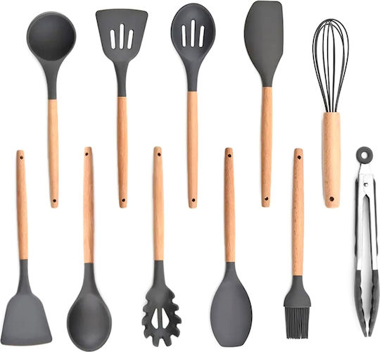 Set de Gătit din Silicon Gri