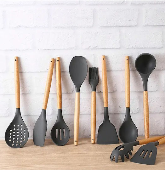 Set de Gătit din Silicon Gri