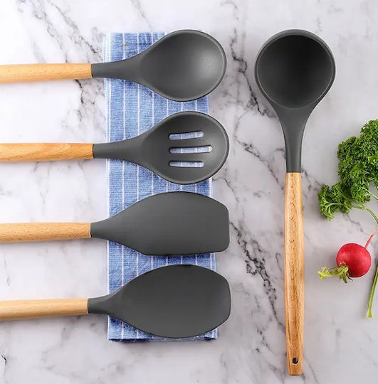 Set de Gătit din Silicon Gri