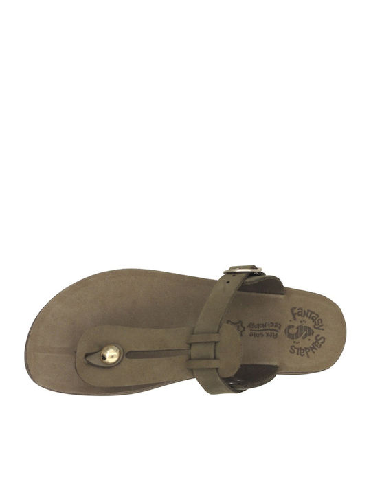 Mirabella Leather Women's Anatomic Sandals Olive