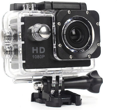 E045 Action Camera Full HD (1080p) Underwater Black