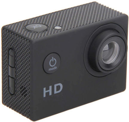 E045 Action Camera Full HD (1080p) Υποβρύχια (με Θήκη) Μαύρη