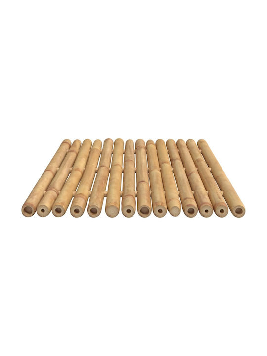 vidaXL Set Badematten Hölzernes Rechteckig 366457 Coffee 2Stück