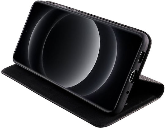 Idol 1991 Книга Изкуствена кожа / Силикон / Кожа Черен (Xiaomi 14 Ultra)