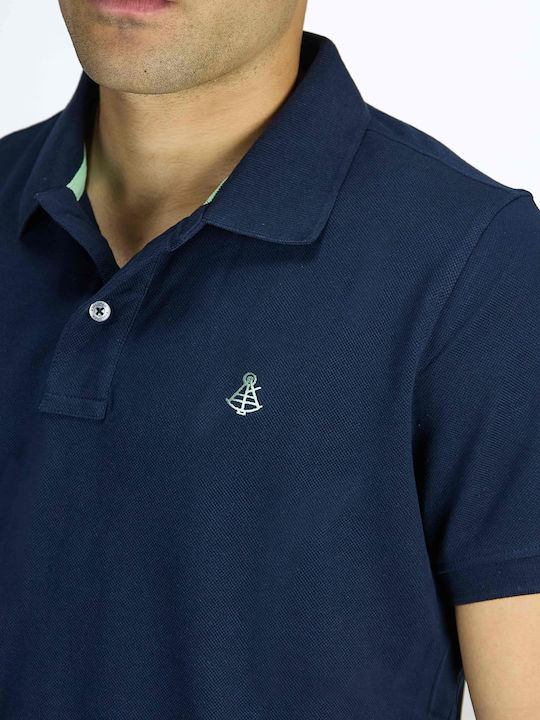Polo Short Sleeve Blouse Dark Blue