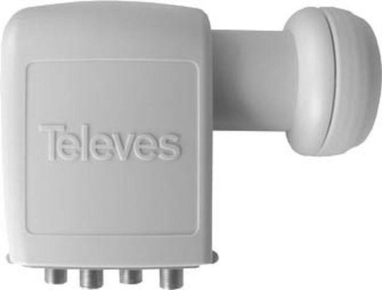 Televes Quad Μεταλλάκτης Δορυφορικής 747202 8424450137093