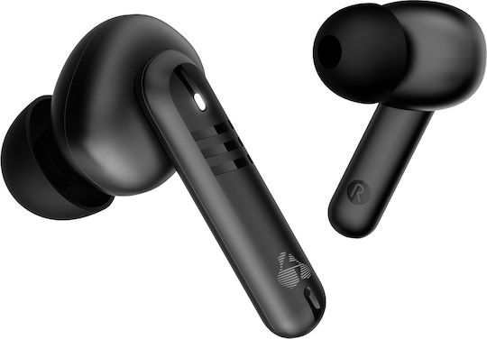 Powertech PT-1227 In-ear Bluetooth Handsfree Ακουστικά με Αντοχή στον Ιδρώτα και Θήκη Φόρτισης Μαύρα