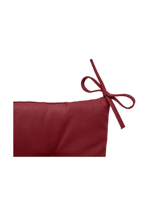 Hesperide Waterproof Garden Chair Cushion Korai Burgundy 40x40cm