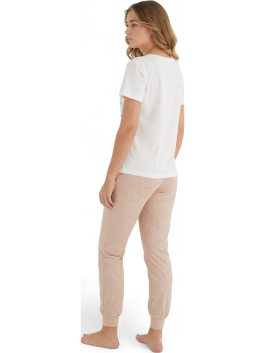 Summer Women's Pyjama Set Beige