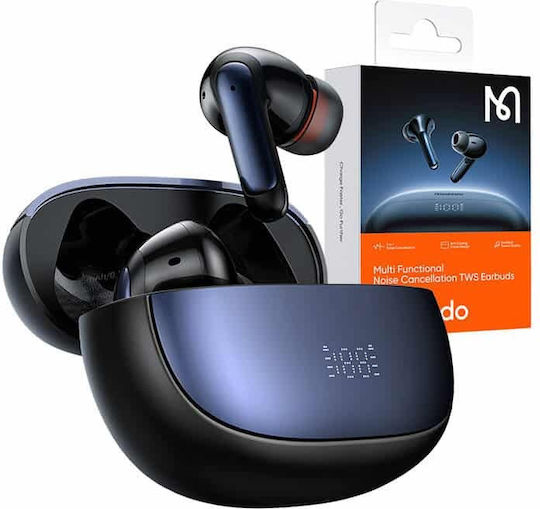 Mcdodo Lite HP-3300 In ear Bluetooth хендсфри Слушалки с Кутийка за Зареждане Черен