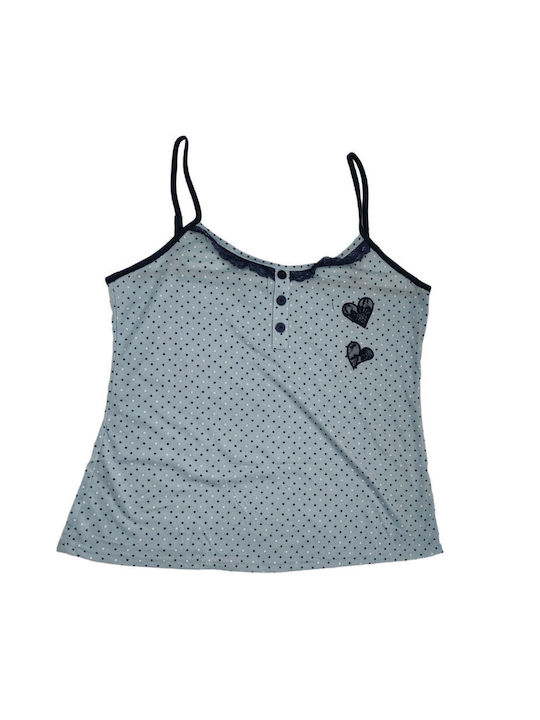 Lovelx Homewear De vară Set Pijamale pentru Femei De bumbac blue