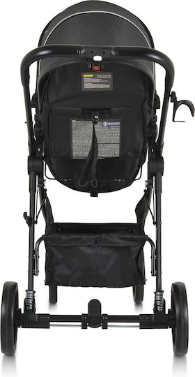 Moni Rio Verstellbar 2 in 1 Baby Kinderwagen Geeignet für Neugeborene Black