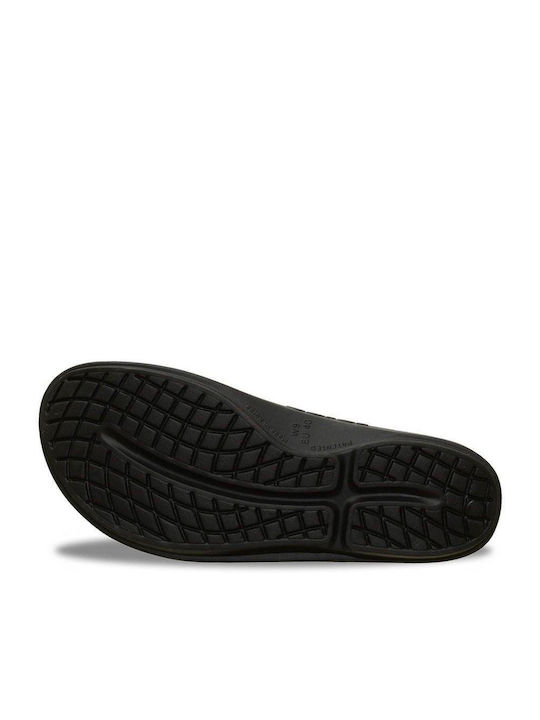 Oofos Oolala Frauen Flip Flops in Schwarz Farbe