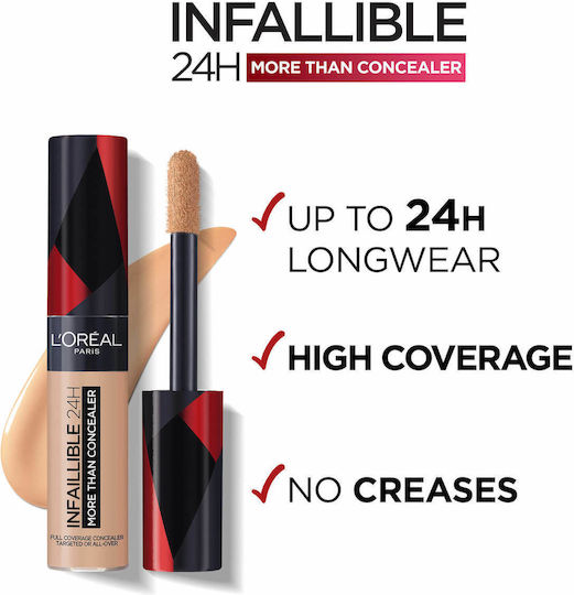 L'Oreal Paris Infallible More Than Concealer Liquid Concealer 326 Vanilla 11ml