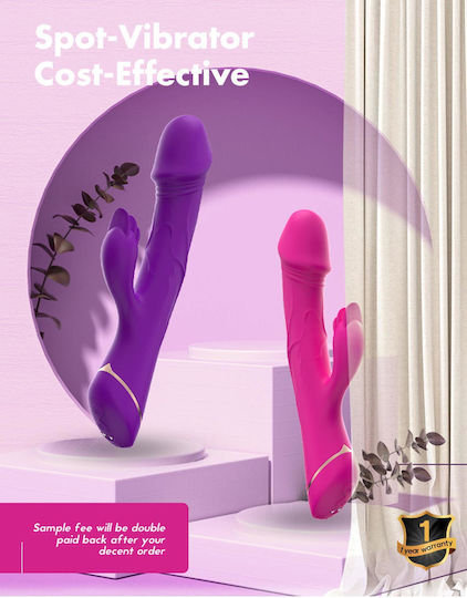 Boss Of Toys Dublu Vibrator 2cm Violet