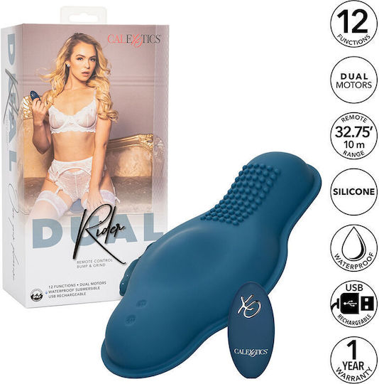 Calexotics Anal Plug mit Vibration Kabellos Mittel Blau 24.25cm