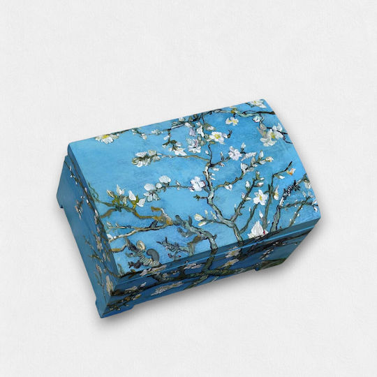 Artifact Wooden Decorative Box Ανθη Αμυγδαλιας 18x12x10cm