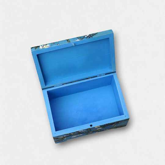 Artifact Wooden Decorative Box Ανθη Αμυγδαλιας 18x12x10cm
