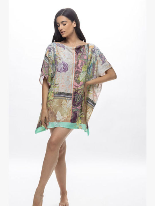 Galaxy Feminin Scurt Caftan de Plajă Embrime