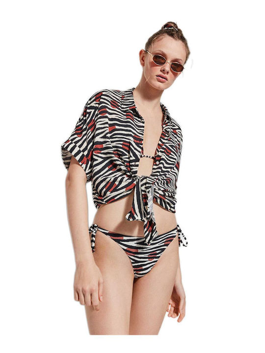 Gisela Feminin Kimono de Plajă Multicolour