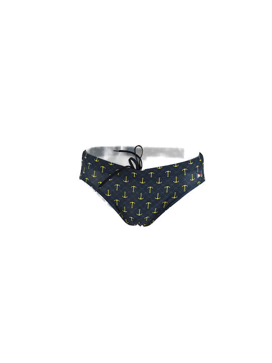 Uomo Herren Badebekleidung Slip Blue