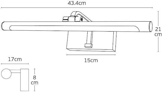 VK Lighting Leuchte Wand LED Schwarz VK Lighting Leuchte Wand LED Schwarz