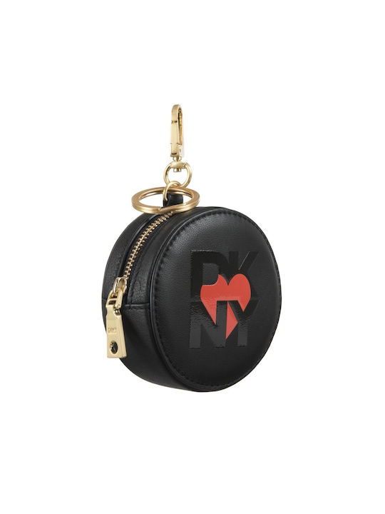R411zf03 Heart NY Keychain DKNY BGD Leather