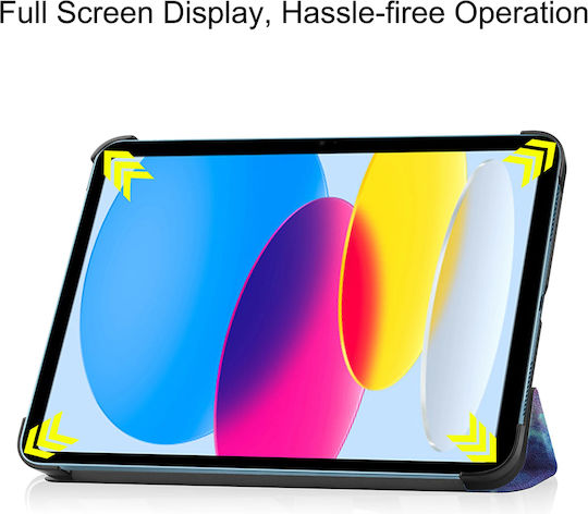 Techsuit Flip Cover Dauerhafte Grüne (iPad 2022 10,9 Zoll)