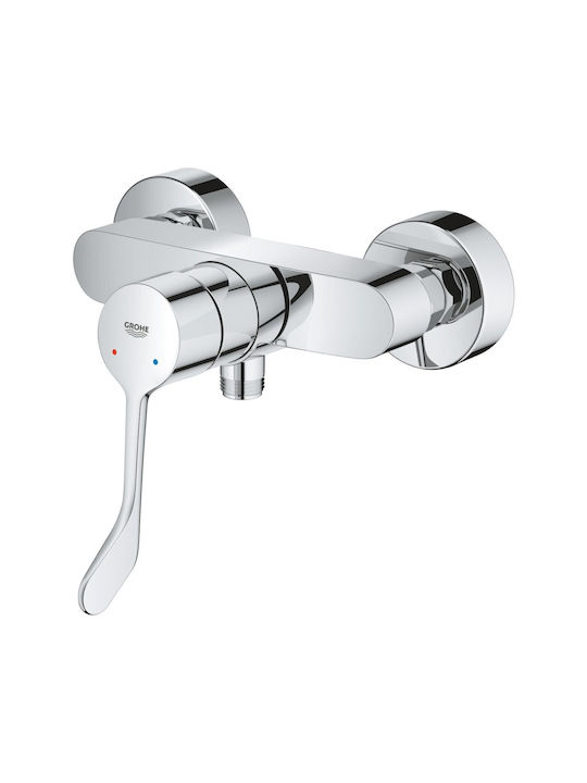 Grohe Eurosmart Αναμεικτική Μπαταρία Μπανιέρας Ασημί