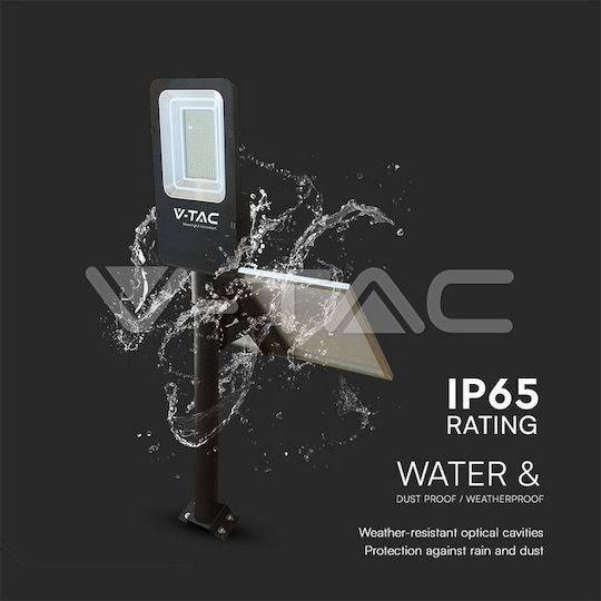 V-TAC Ηλιακό Φωτιστικό Δρόμου 50W Φυσικό Λευκό 4000K με Φωτοκύτταρο IP65