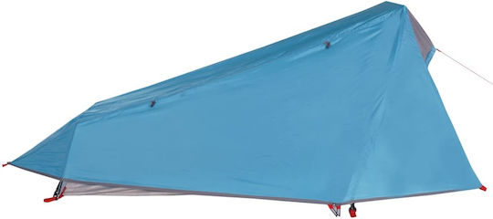 vidaXL Camping Tent Tunnel Blue with Double Cloth for 1 Person 210x100x94cm