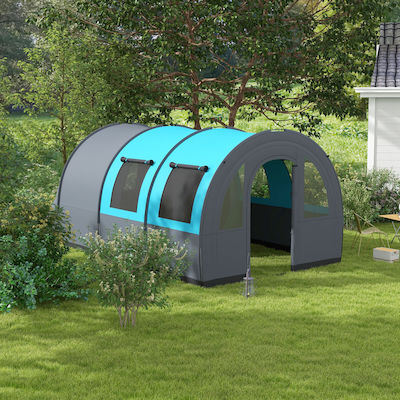 Outsunny Campingzelt Gray 4 Jahreszeiten für 5 Personen 480x260x200cm