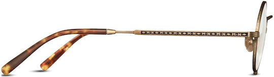 Matsuda Herren Metallisches Brillengestell aus Titan Gold 10103H AG
