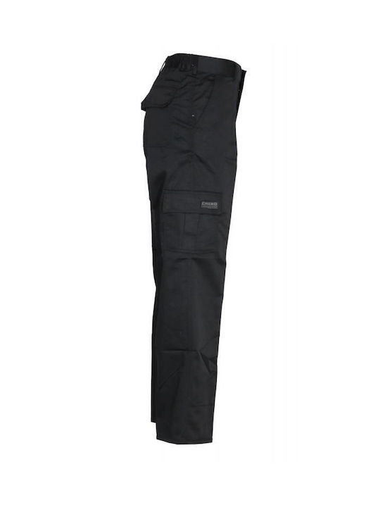 Fageo Reflectorizant Pantaloni de Lucru Negru