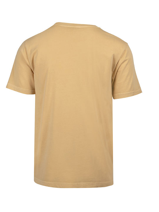 Crossley T-shirt Bărbătesc cu Mânecă Scurtă Yellow