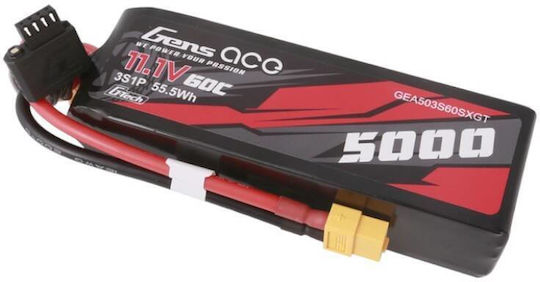 Gens Ace G-tech Μπαταρία Li-Po 11.1V 5000mAh 60C 3S XT60 για Τηλεκατευθυνόμενο