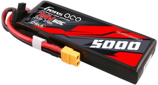 Gens Ace G-tech Μπαταρία Li-Po 7.4V 5000mAh 60C 2S XT60 για Τηλεκατευθυνόμενο