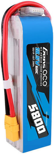 Gens Ace Gens Ace Classic Batterietyp Li-Po 18.5V 5800mAh 60C 5S XT60 für RC-Fahrzeug